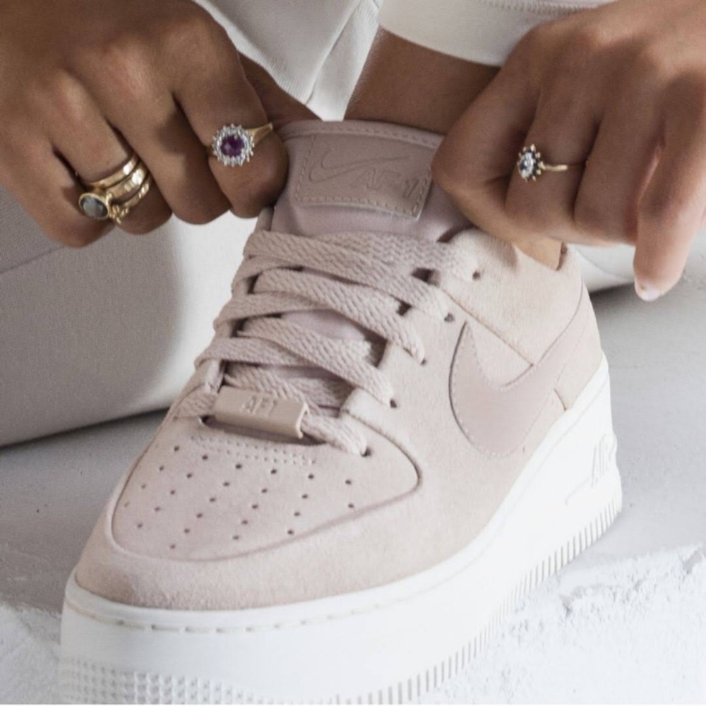 Nike Suede Air Force 1 Platform Sneaker